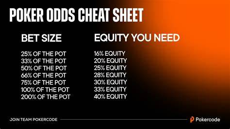 6 Langkah Menghitung Outs dan Pot Odds di Turnamen Poker